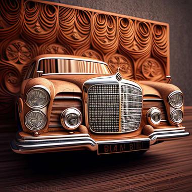 3D модель Mercedes Benz W112 (STL)